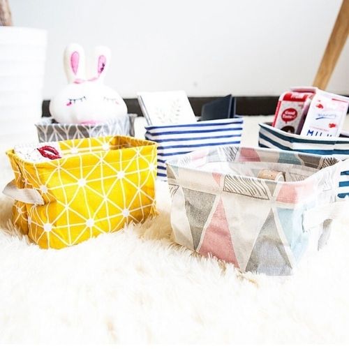 Foldable Desktop Cosmetic & Stationary Organizer ( Pack of 4 )