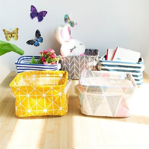 Foldable Desktop Cosmetic & Stationary Organizer ( Pack of 4 )