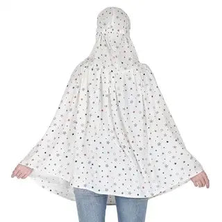 Assorted White Colour Design Sun Protection Face Scarf Mask