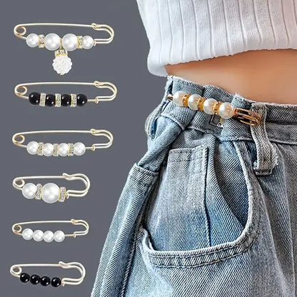 Pearl Brooch Pins Stylish Clothing Accessories ( Pack of 13 )